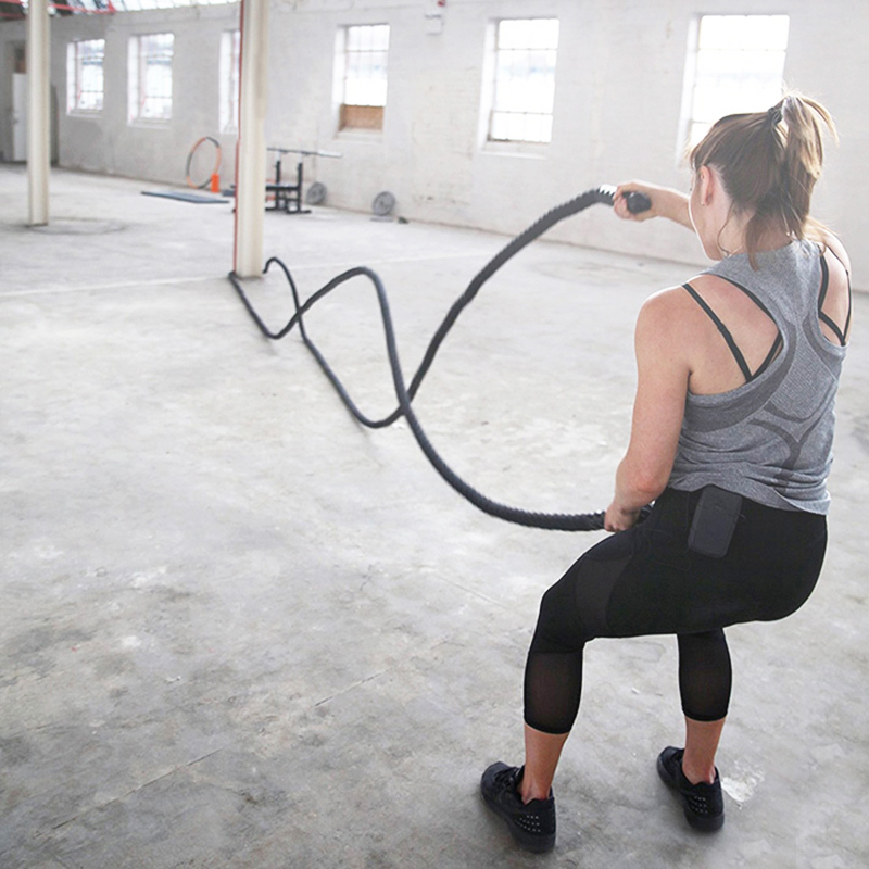Battle Rope Heavy - 9M/12M/15M Fitness Battle Rope Crossfit Schwere