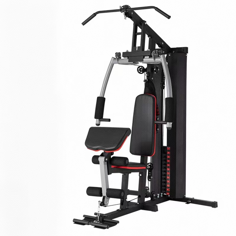 All In One Gym Home Equipment - All-in-One-Heimtrainer, Multifunktionsgerät für Männer, Metall-Bodybuilding-Gerät für