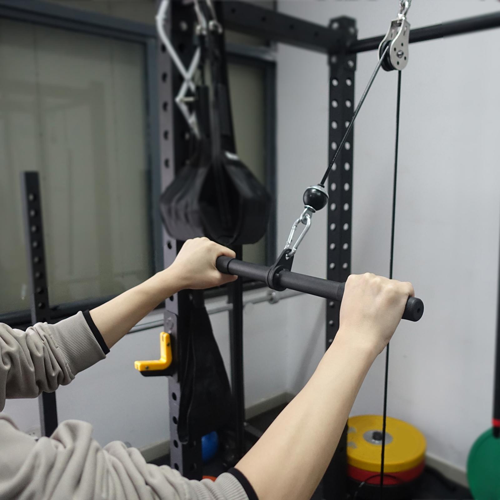 Drehbare gerade Stange LAT Hig – Lat Pulldown Cable Bewertung und Preis