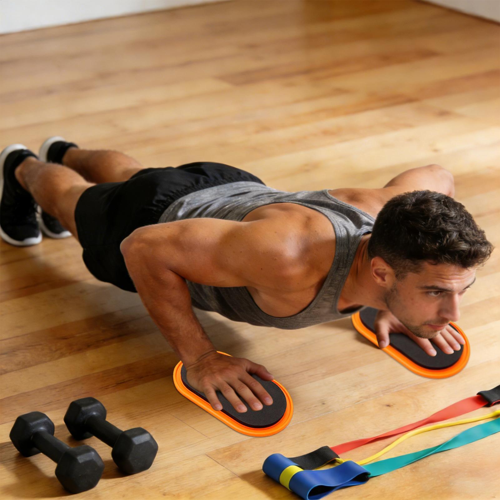 Core Sliders, ovale Form, Trai – Home Gym Routine Bewertung und Preis